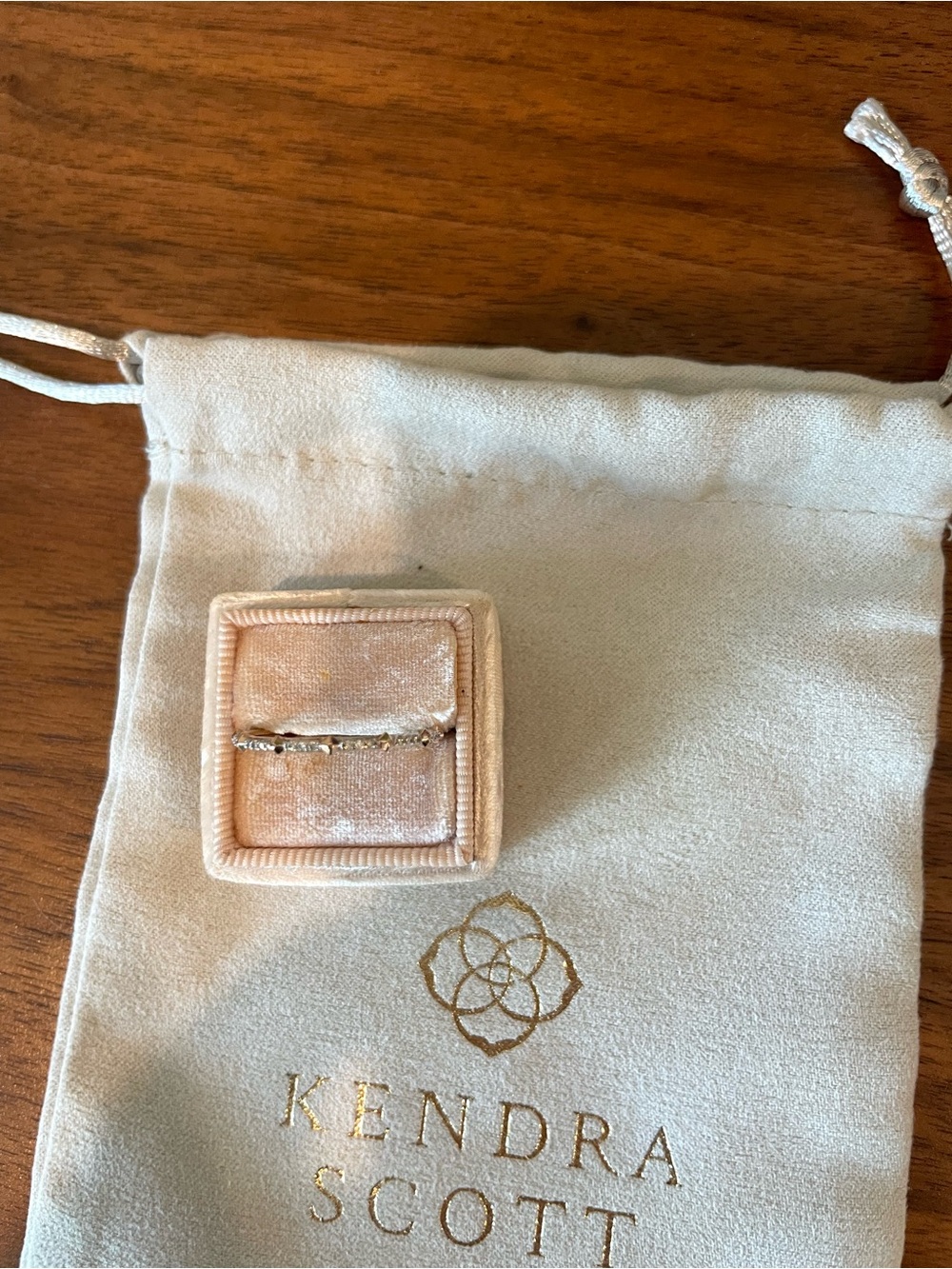 Kendra Scott Fine Jewelry Astrid 14K Rose Gold Ring Size 9